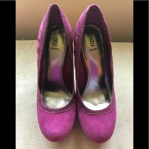 Bakers Rayla Purple Platform High Heel Pumps 7